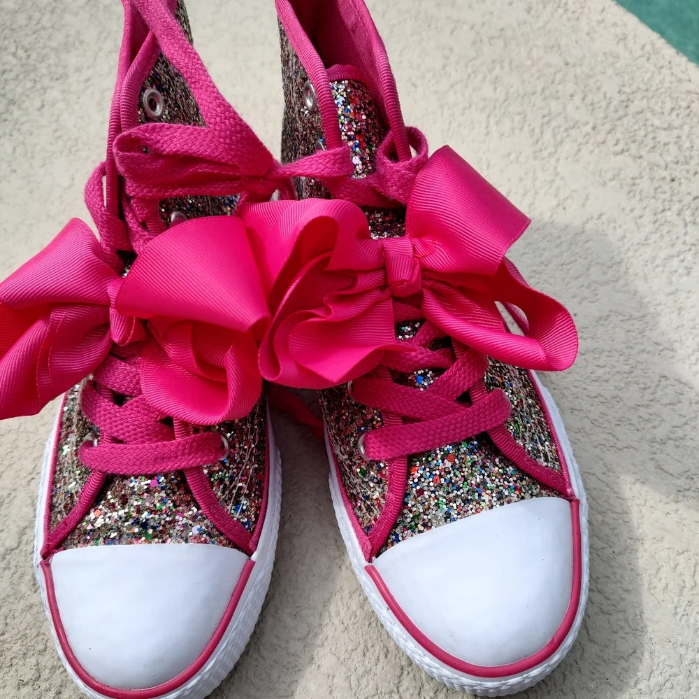 JoJo Siwa glitter high tops - Picture 7 of 9